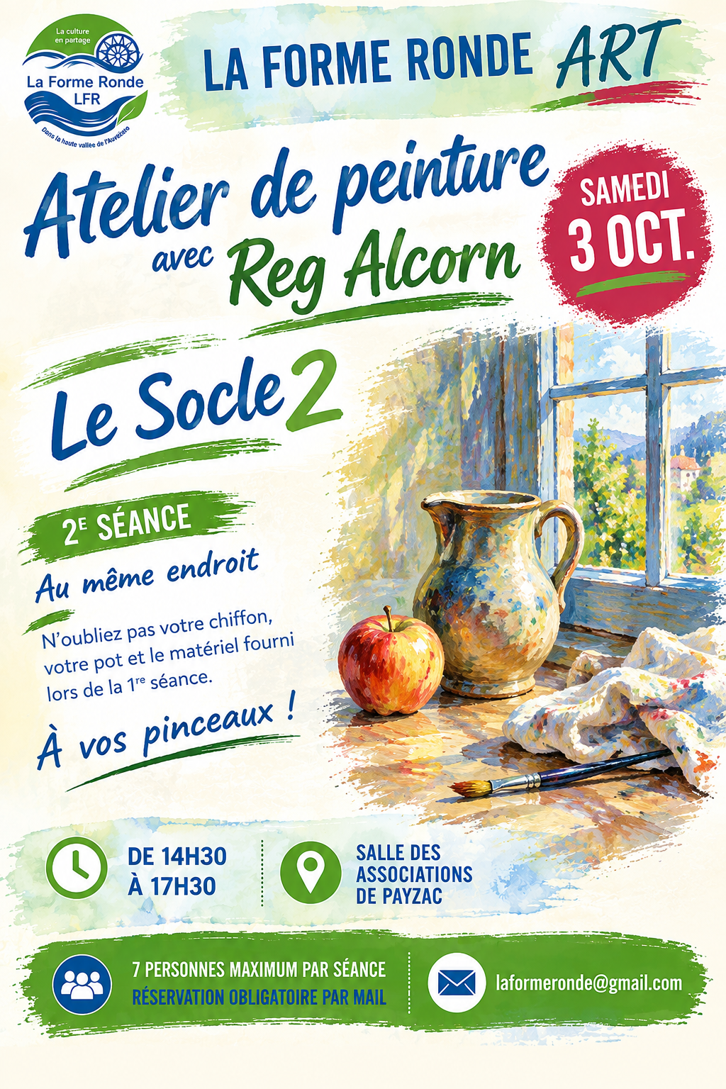 atelier peinture REg Alcorn