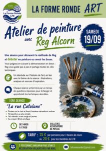 Lire la suite à propos de l’article Atelier de peinture avec Reg Alcorn – Première séance du «Socle»